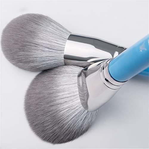 Четка за шминка за WIONC/ 13PCS синтетички четки за коса Поставете низ целата и руменило (боја: сина, големина