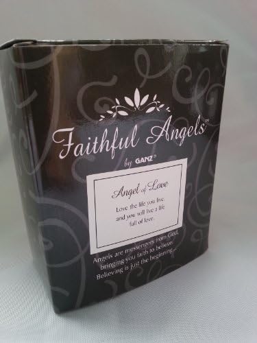 Ганц Ангел на убовта - верни ангели за пејтер ангел фигура - во кутија за подароци