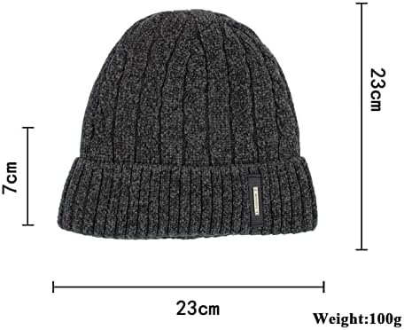 Зимски капи за жени модерни 2022 година удобно руно наредени со гравчиња зимски плетени буцини женски снежни капа