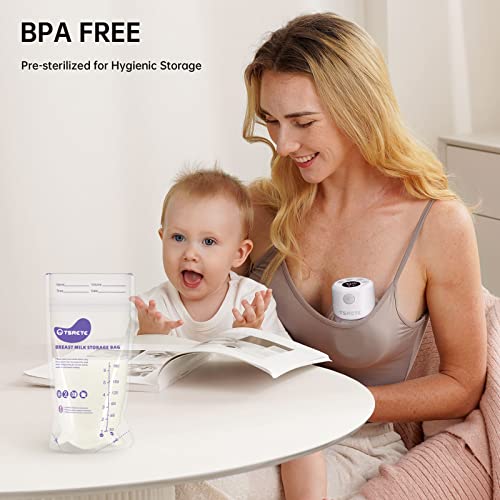 Торби За Складирање На Мајчино Млеко Температура Сензори Промена На Бојата - 60 Грофот Истекување Доказ Двојно Патент Печат Самостојна Мајчино Млеко Кеси За Доење, ?