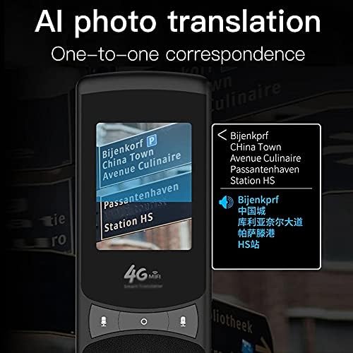 ИТИЗЦ Смарт Аи Инстант Глас Фото Скенирање Преведувач 2.4 Инчен Екран На Допир Поддршка Офлајн Пренослив Мулти-Јазик Превод