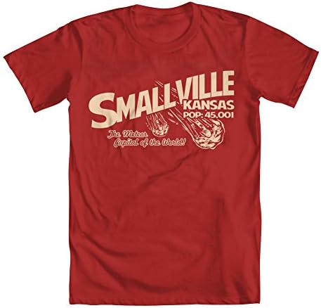 Машка маица за маица Geek Teez Smallville Kansas