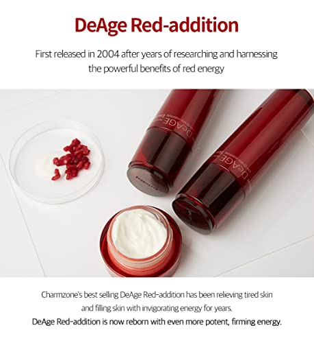 Charmzone Deage Red-Addition Premium Cream Cream за долготрајна хидратација, линии за мазнење и крајно исхрана