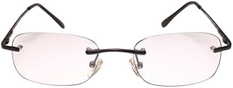 Модерни бифокални леќи со црна правоаголник 2,25 очила за читање