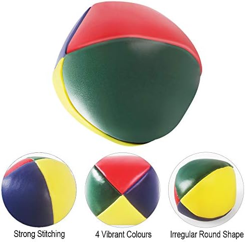 Heqishun 6 пакува меки топки за жонглирање за почетници што се борат со топки, најголемиот дел за жонглер, деца и возрасни