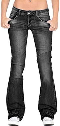 Andongnywellенски Instastretch curvy bootcut фармерки со високи половини од тексас фармерки со џеб