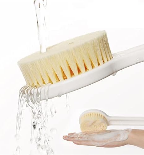 Jkyou Exfoliating Washcloth 1pc долга рачка најлонска четка за бања мека тело чистач за туширање ексфолијатор за чистење на кожата за чистење