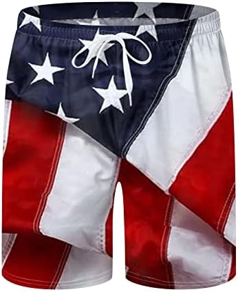 Уметнички знамиња на знамето на HSSDH Мажите, американските знамиња за пливање на знамиња во САД, шорцеви од табла на знамето на 4 -ти јули од јули, шорцеви на плажа