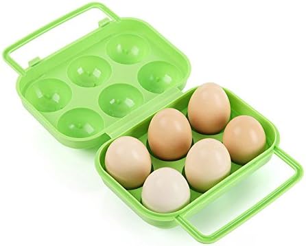 Силиконска Кеса За повеќекратна употреба Пренослива Пластична Рачка За Складирање Јајца Преклопни Јајца 6 Кутија За Контејнери Кутија