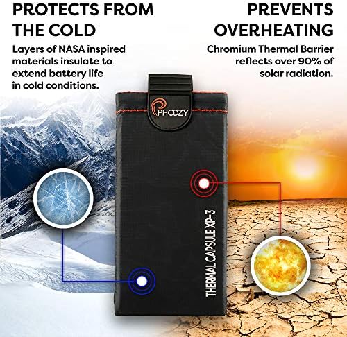 Phoozy XP3 серија Ултра солиден термички телефонски случај - Изолирана заштита од водоотпорна заштита - како што се гледа на резервоарот