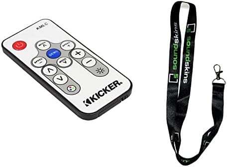 Kicker KMLC Далечински Управувач за Kicker LED Звучници &засилувач; Subs Универзална RGB Далечински + Слободен SoundSkins Јаже