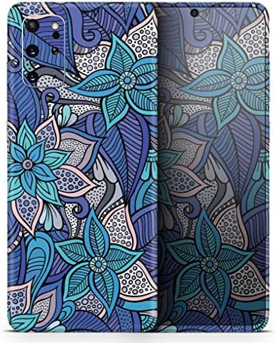 Дизајн Скинц Цветни Блуз Заштитни Винил Налепници Обвивка На Кожата Компатибилен Со Samsung Galaxy S20