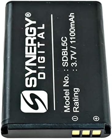 Синергија дигитален баркод за скенер батерија, компатибилна со скенерот за баркод Nokia 3105, ултра висок капацитет, замена за батеријата Lark