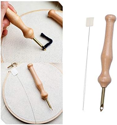 Acxico 1 парчиња игла за игла и алатка за занаетчиско шиење везење на нишки дома занаетчиски килим