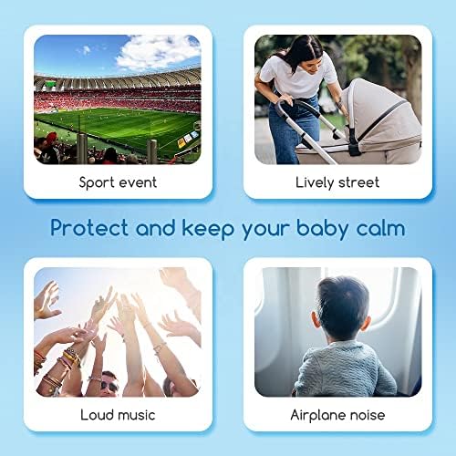 Заштита на бебето на увото Фролика - Дефанзивци за бебешки уши - Бебе Упарници - Заштита на уво за новороденчиња - Помогнете го намалувањето на бучавата на новороден?