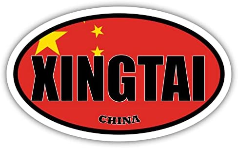 Xingtai China Flag visal Decal vinyl bumper налепница 3x5 инчи