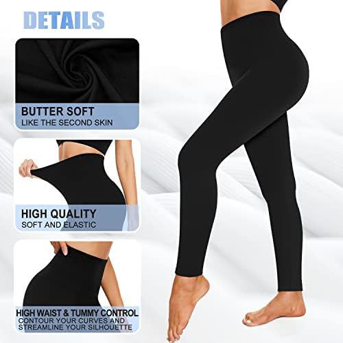 7 пакувачки хеланки за жени тренингот со висок половичен задник Контрола на стомакот Не ги разгледуваат панталоните за јога кои работат