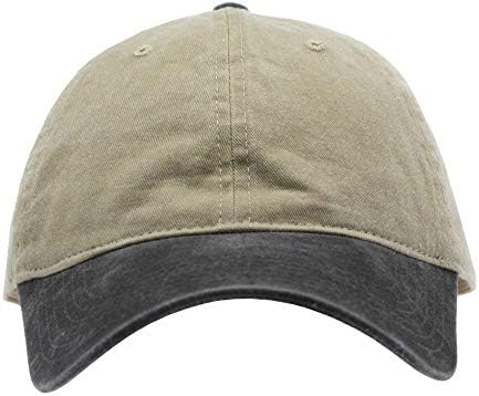 Гроздобер измиен обоен памук, со низок профил, прилагодлива капа за бејзбол