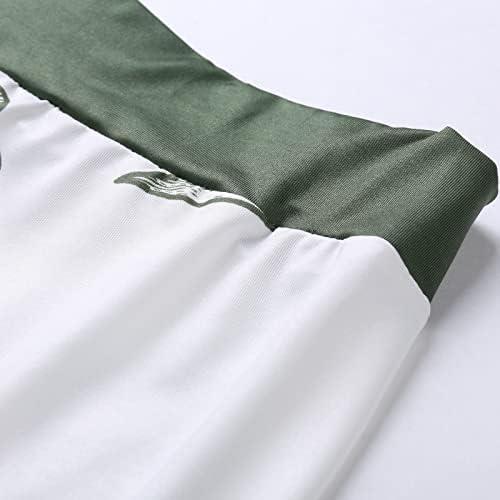 Paddystripes за јога пилатес печати среќа женски работи зелени хеланки добри панталони памучни јога панталони за жени миленичиња