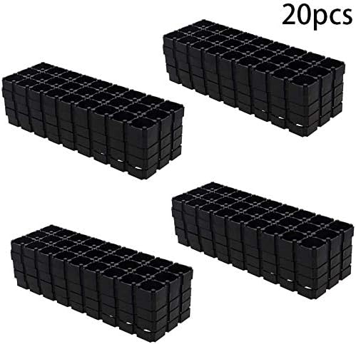 HeyiarBeit 20PCS 3x9 Cell Spacer 18650 држач за држач за батерии за DIY -пакет на батерии 18,5 mm/0,73 Дупка