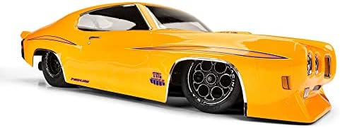 Про-линиски трки 1/10 1970 Pontiac GTO судија јасно тело влечење автомобил Pro358800 тела на автомобили/камиони крилја и декорации