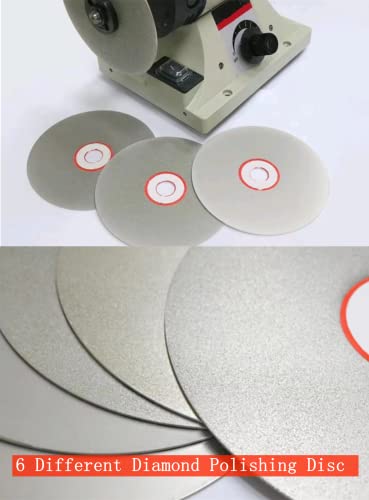 Диск за полирање на дијамант Поставете 6 компјутери, Enlayer 6inch Diamond Flat Lap 80/400/600/800/1500/3000 Грит тркало за лапнување на дискови за мелење на диск за сечење или пескање камен