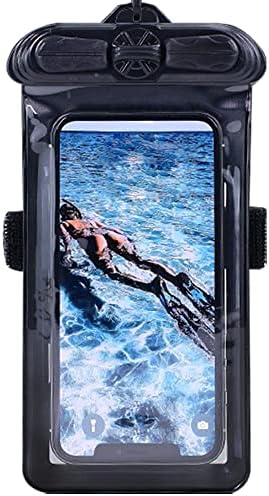 Ваксон Телефон Случај Црна, Компатибилен Со Huawei GR5 Водоотпорен Торбичка Сува Торба [ Не Заштитник На Екранот Филм ]