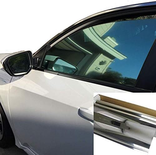Еден начин на огледало рефлектирачки филм на прозорецот за автомобили во боја на нијанса 10%vlt.