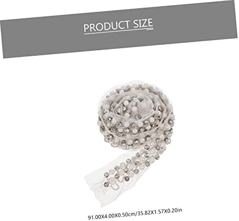 Favomoto 5pcs чипка декоративна дијамантска лента дами палта сјајни ленти сјајни декории