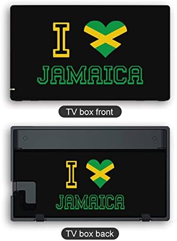 Јас многу ги сакам налепниците за декларации во Јамајка, покријте ја заштитната плоча на кожата за Nintendo Switch