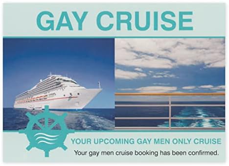 Луди новини разгледници на дечко на момче - потврда за резервации за геј крстарење - Практични шеги на шегите се одмаздуваат Омраза