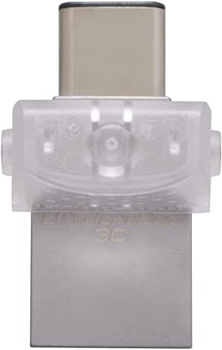 Кингстон 128gb Дигитални Податоци Патник MicroDuo 3c USB 3.2 Тип-C Флеш Диск Тип-Трансфер 100mb / s Прочитај Меморија Пенкало Диск Пакет