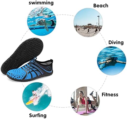 Жени и жени чевли со вода што дишат брзо суво меки боси аква чорапи за пешачење за пливање плажа сурфање јога спорт