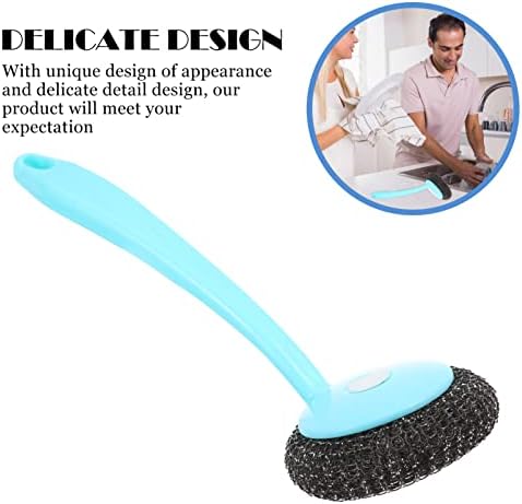 Doitool 2 сетови домашен прибор Цврст ресторан чистење пластика за сунѓери од волна влошки алатки сунѓер за миење мијалница за миење