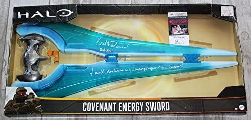 Кит Дејвид потпиша 30 Електронски Хало -Завет за енергија меч/JSA COA
