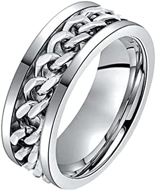 Gild Rings Ring Ringer Conhan Chain Shotter Titanium Rotation Rotation Roin Roin Roinch Ring Ring Set Отворано пиво прстени за борба против