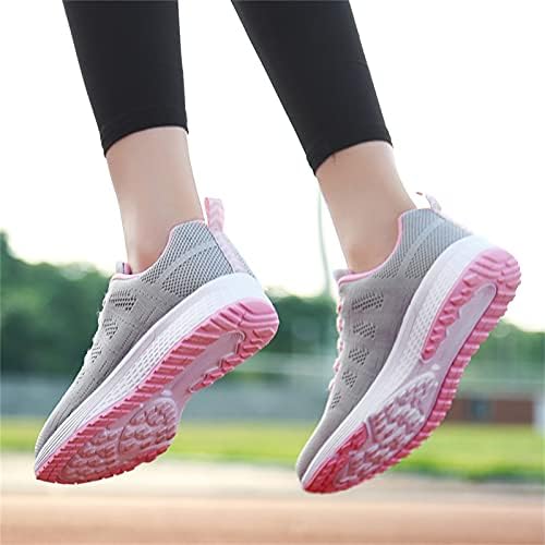 Women'sенски чевли за трчање тешка тежина за дишење, лесна удобна модна патики
