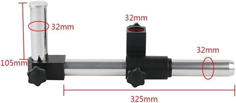Лабораториски додатоци за микроскоп Микроскоп фази и штандови DIA 32mm држач за држач за држач за држач за шипки на шипка + 76мм држач за прстен