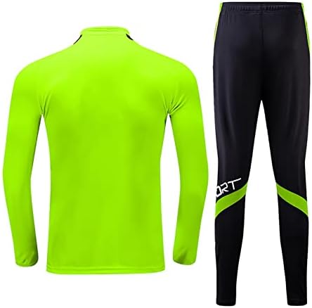 Hansber Kids Boys Tracksuit со долг ракав атлетска маичка со џемпери постави фудбалска велосипедска спортска облека униформа