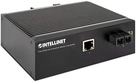 IntelliNet единечен режим SC Gigabit Ethernet Fiber Media Converter, Autonegotiation, 10/1 100/1000Base-Tx до 1000Base-Lx, 12,4