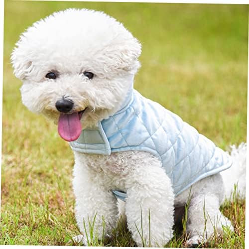 10 компјутери додатоци за велети за кученца, миленичиња за миленичиња, полиестерска временска сина боја l удобна облека елек џемпер палто
