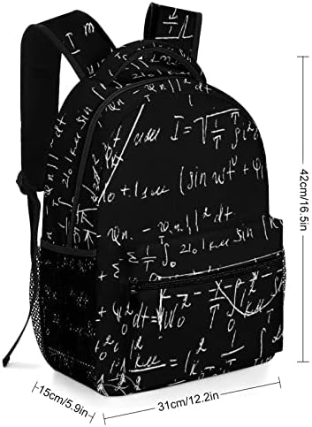 Формули и електронски компоненти патувања ранец мода рамо торба мала тежина мулти-џеб дневен пакет за училишна студија работа шопинг