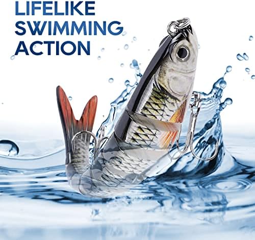 UCEC риболов мами за бас пастрмка сегментирани мулти споени пливање слатководни солени вода бавно тонење на бионички животен век за