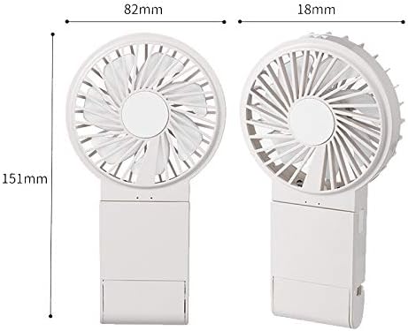 Мултифункционални рачни USB мал вентилатор на Amabeafs Mini Fan, преносен шминка за полнење мал електричен вентилатор