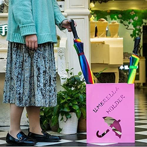 Halалери чадор решетката штанд, држач за чадор, чадор стои чадор стојат розов хотел хотел, одделно складирање 10 чадори, водоотпорни и растителни