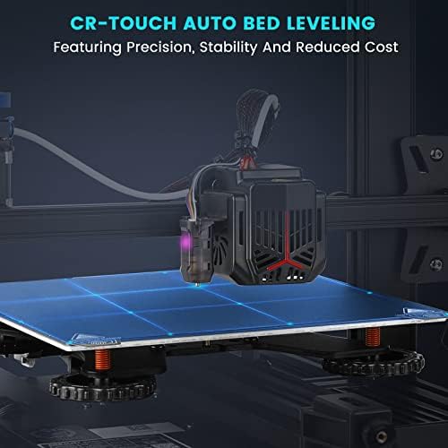 Надградба на Creality Ender 3 V2 Neo 3D печатач со CR Touch Auto Entuming Комплет компјутер компјутер не'рѓосувачки платформа со целосен метал