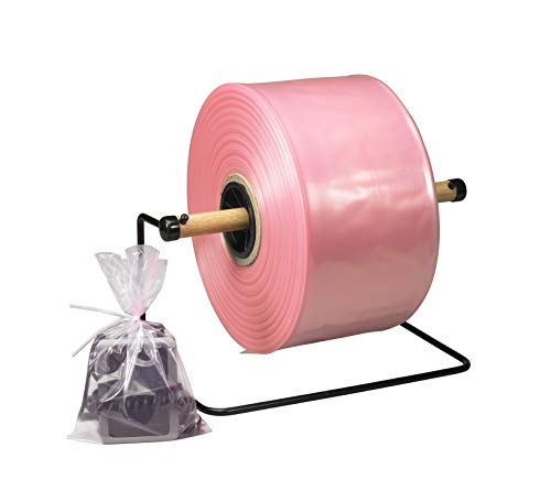АВИДИТИ Анти -статички поли цевки, 5 x 2150 ', 2 мил, розово - за поли полиња со големина за пакување и складирање на електронски компоненти