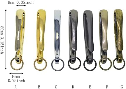 6pcs Ретро стил риболов клуч за клучеви за занаетчиство на паричникот за занаетчиство на паричникот за чанти за клуч за домашно копче