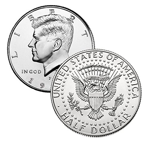 1991 П, Д Кенеди Половина Долар 2 Монета Во Собата Нециркулирани