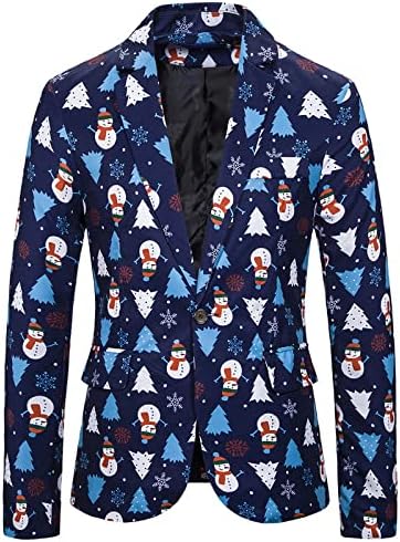 Ymosrh спортски јакни за мажи јакна што одговара на новини снежни луѓе возрасни Божиќни фенси фустани машки палта и јакни стилски
